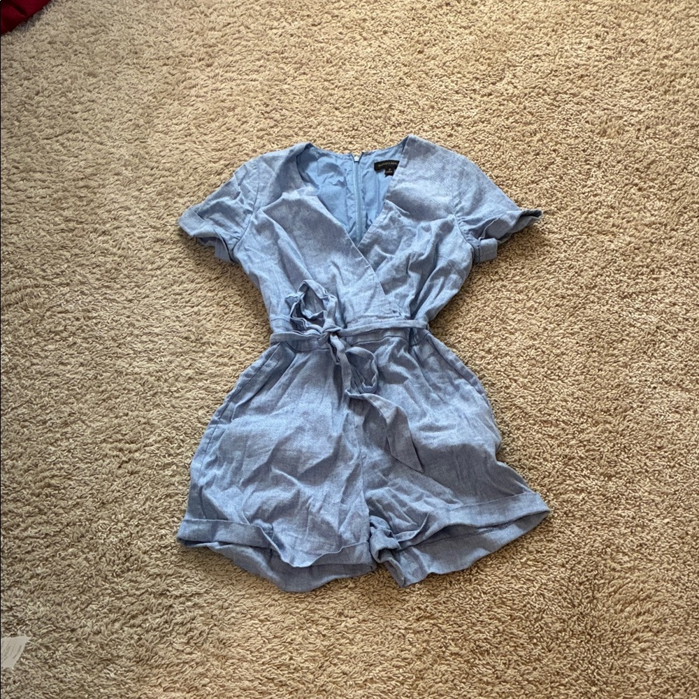 Banana Republic Light Blue Romper